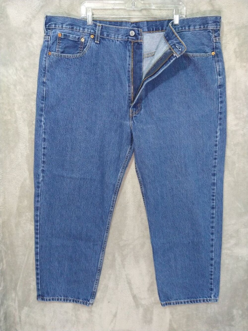 Levis 550 Jeans Mens 46x30 Blue Denim Relaxed Fit Taper Leg High Rise Big Tall